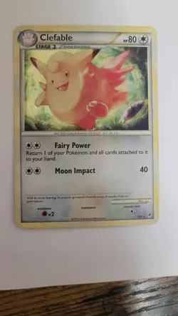 2011 Pokemon Call of Legends Clefable Holo #1/95 - Image 1