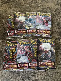 Lot Of 8 Pokemon TCG Lost Origin 10 Card Booster Packs New & Sealed - Image 1