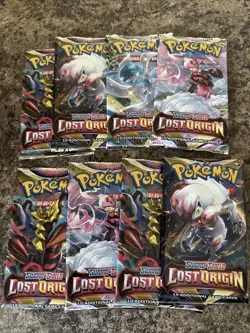 Lot Of 8 Pokemon TCG Lost Origin 10 Card Booster Packs New & Sealed - Image 2