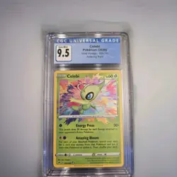 Celebi Amazing Rare CGC 9.5 2020 Vivid Voltage Pokemon - Image 1