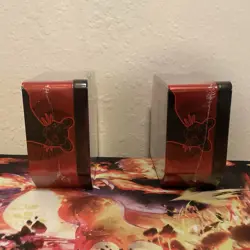 Pokemon TCG (2) Destined Rivals Team Rocket Tins, Mewto And Persian, Sealed - Image 4