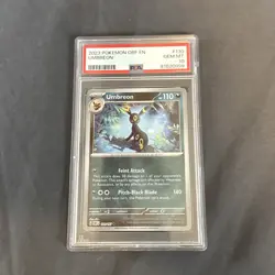 PSA 10 UMBREON #130 OBF EN-OBSIDIAN FLAMES POKEMON 2023 - Image 1