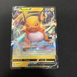 Pokemon TCG Raichu V Prize Pack Series Promo Play! Stamped 🔥 - Image 1