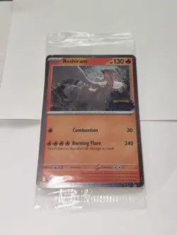 Reshiram 017/094 - Pokemon TCG: Phantasmal Flames - SEALED Stamped Promo - Image 1