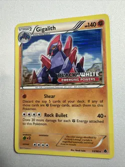 2011 Pokemon Gigalith 53/98 Staff Promo Prerelease - Image 3