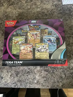 Pokemon TCG Scarlet & Violet - Tera Team EX Premium Collection Promo Box - New - Image 1