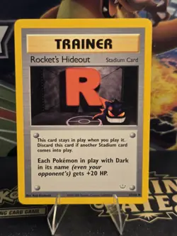 Pokemon Rocket's Hideout 63/64 Neo Revelation Regular Wotc Vintage TCG LP - Image 1