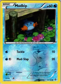 Mudkip 33/160 XY - Primal Clash Pokemon TCG LP-NM - Image 1