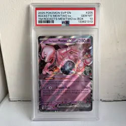 PSA 10 Team Rockets Mewtwo EX SVP EN 205 2025 Pokemon TCG Black Star Promo - Image 1
