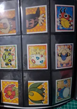 Pokemon 2001 Merlin Series 3 Sticker Set Complete - (126 Total) Lugia - Image 2