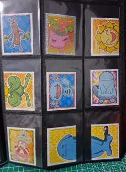 Pokemon 2001 Merlin Series 3 Sticker Set Complete - (126 Total) Lugia - Image 3