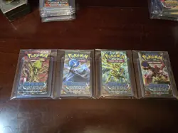 Pokemon TCG - 4 Booster Pack Lot - XY Steam Siege - Art Work Set - Image 1