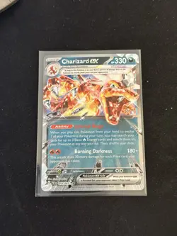 Charizard EX 054/091 Double Rare Pokemon Paldean Fates - Image 1