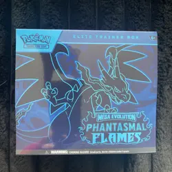 POKEMON TCG MEGA EVOLUTION PHANTASMAL FLAMES ETB ELITE TRAINER BOX SEALED NEW - Image 1