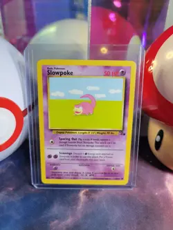Slowpoke 55/62 Pokemon TCG Fossil Unlimited Regular Common LP - Image 1
