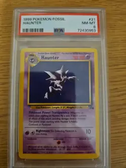 Pokemon TCG Haunter Fossil 21/62 Unlimited Regular Non-Holo - Image 1