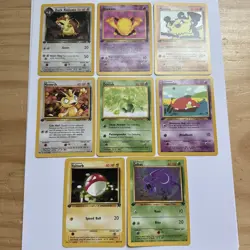 Pokemon Team Rocket - First Edition - Lot of 8 LP/NM - Image 1