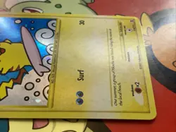 2009 Pokemon Rising Rivals Surfing Pikachu 114/111 Secret Rare Holo SWIRL NM - Image 5