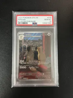 Graded Pokemon - Persian Illustration Rare 078/064 Shrouded Fable PSA 10 English - Image 1