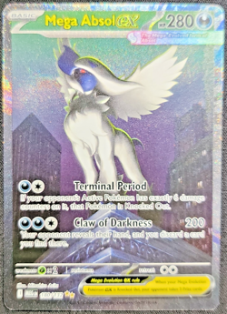Pokemon TCG Mega Absol EX 180/132 Secret Rare Mega Evolutions - Image 1