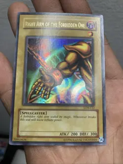 Right Arm Of The Forbidden One NM/MINT Condition (Unplayed) LOB 122 - Image 1