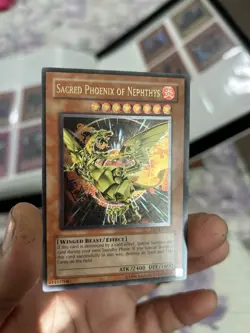 Yu-Gi-Oh! Sacred Phoenix of Nephthys FET-EN005 Ultimate Rare Unlimited -NM - Image 1