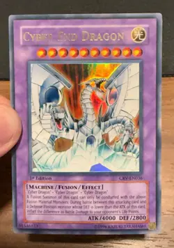 Yugioh Cyber End Dragon CRV-EN036 Ultra Rare 1st Edition Near Mint - Image 1