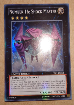 Number 16: Shock Master Ltd Ed Super CT09-EN014 Yu-Gi-Oh! - Image 1