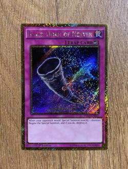 Black Horn Of Heaven | PGL3-EN035 | Gold Secret Rare | 1st Ed | YuGiOh | Mint - Image 1
