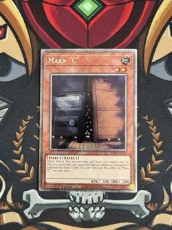 YUGIOH MAXX "C" PLATINUM SECRET RARE NEAR MINT RA04-EN150 - Image 1