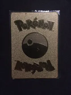 Pokemon Gold Metal Art Card - Charizard VMAX SV107/SV122 - Image 3