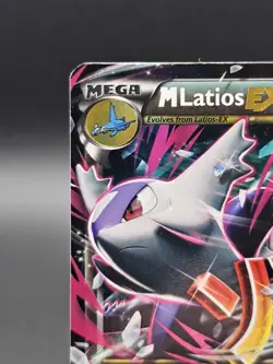 Pokemon TCG Mega M Latios EX Holo Ultra Rare Card 59/108 XY Roaring Skies LP - Image 2