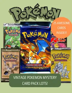 Pokemon TCG Vintage Card WOTC Mystery Lots - 25 Cards, WOTC Holos And Rares!! - Image 1