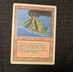 Magic the Gathering Dual Land - Volcanic Island (Revised) Card - Image 1