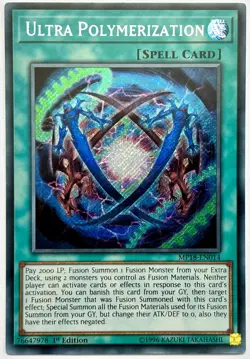 MP18-EN014 Ultra Polymerization - Secret Rare 1st Edition Near Mint YuGiOh Card - Image 1