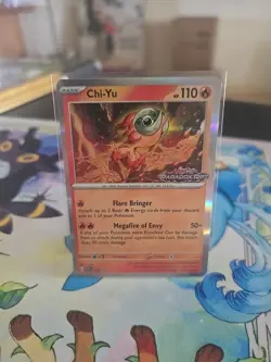 Chi-Yu - 057 (Prerelease) [Staff] 057 Sv: Scarlet & Violet Promo Cards Holo - Image 1
