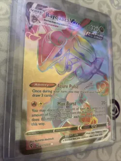 Pokemon TCG Rayquaza VMAX Holo Ultra Rare Card Evolving Skies Near-Mint - Image 4