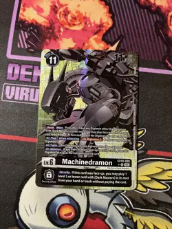 Digimon Card Game Machinedramon EX10-035 Rare Alternate Art NM - Image 1