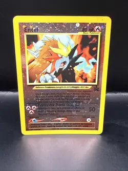 Pokemon Card - Entei #34 Black Star WOTC Movie Promo Reverse Holo B - Image 2