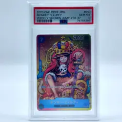 One Piece Japanese JP Monkey D. Luffy #043 Weekly Shonen-Jump Promo PSA 10 Mint - Image 1