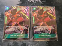 Dracule Mihawk ST12-003 One Piece Card Illustration Box Volume 4 Sealed x2 - Image 1