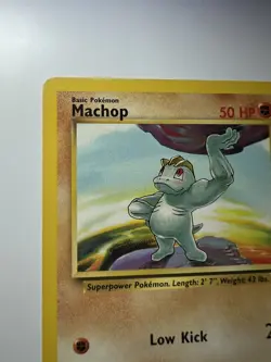 MACHOP - 52/102 - Base Set - Pokemon Card - LP - Image 3