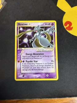Mewtwo Gold Star Holon Phantoms Holo Card 103/110 - Image 1