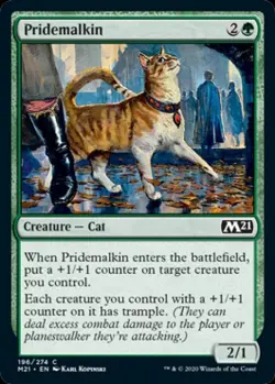Pridemalkin -Foil Light Play MTG Magic 2021 Core Set - Image 1
