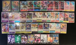 One Piece PRB02 The Best 2 LOT 44 cards SEC, SR, FOIL/REVERSES, DON English NM/M - Image 1