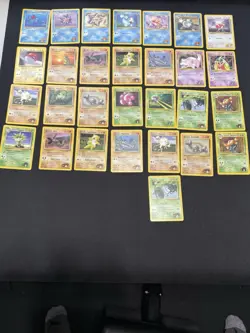29 Vintage Pokemon Card Lot WOTC Non Holo - Gym Hero’s Challenge - Set Builder - Image 1