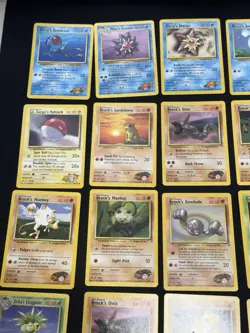 29 Vintage Pokemon Card Lot WOTC Non Holo - Gym Hero’s Challenge - Set Builder - Image 2