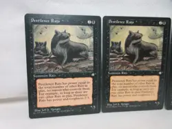 PESTILENCE RATS X3 MAGIC THE GATHERING ICE AGE 1995 MTG Trading Card #634 - Image 3