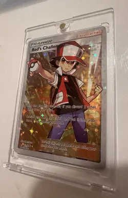 Pokemon TCG Red's Challenge Holo Trainer Card 2019 #213/214 RADIANT GENERATION🔥 - Image 3