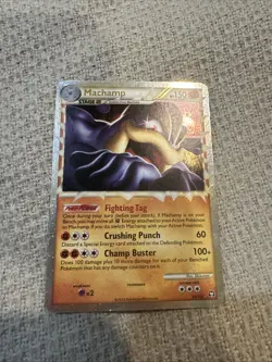 Pokemon TCG Machamp Prime Triumphant Holo Card 95/102 Rare - Image 1